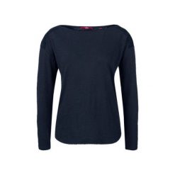 S.Oliver T-Shirt Damski 34 Ciemnoniebieski. Czarne t-shirty damskie S.Oliver. W wyprzedaży za 59.00 zł.