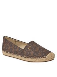 MICHAEL Michael Kors Espadryle Kendrick Slip On 40R4KNFP1B Brązowy. Brązowe espadryle damskie MICHAEL Michael Kors, bez wzorów, ze skóry, bez obcasa, bez zapięcia. Za 339.99 zł.