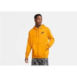 Bluza sportowa męska Nike Giannis freak. Żółte bluzy męskie Nike, l, bez wzorów, z kapturem. Za 499.99 zł.