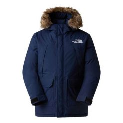 The North Face McMurdo Parka męska - rozmiar L. Niebieskie parki męskie The North Face, na zimę, l, bez wzorów, z poliesteru, klasyczne, bez kaptura. Za 2,507.99 zł.