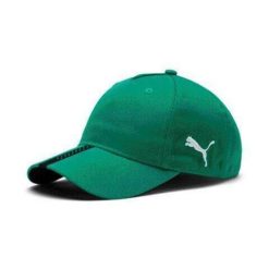 Czapka z daszkiem Puma Liga Cap. Zielone czapki i kapelusze męskie Puma, bez wzorów, sportowe. Za 68.00 zł.