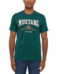 Męski T-Shirt Mustang Style Alex C Print June Bug 1014462 6485. T-shirty męskie Mustang, m, bez wzorów, bez kołnierzyka. Za 69.99 zł.