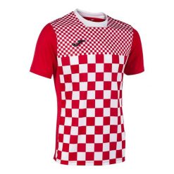 Jersey Joma Flag III. Białe koszulki sportowe męskie Joma, bez wzorów, z jersey, bez kołnierzyka, bez ramiączek, do piłki nożnej. Za 83.72 zł.