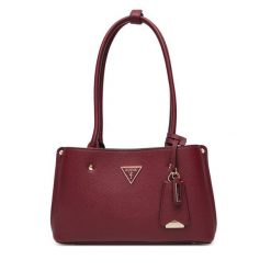 Torebka Guess. Czerwone torebki do ręki damskie Guess, z aplikacjami, klasyczne, bez dodatków. Za 489.99 zł.