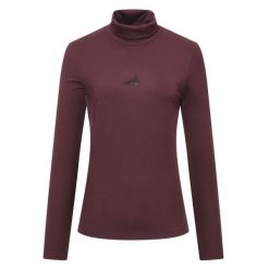 Damska koszulka jeździecka z golfem Euro-Star Sofia. Czarne t-shirty damskie EURO-STAR, s, bez wzorów, z materiału, retro, bez kołnierzyka. Za 244.00 zł.