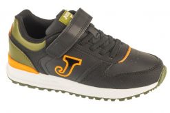 Buty sportowe Sneakersy chłopięce, Tornado Jr 25 JTORW. Czarne trampki i tenisówki chłopięce Joma, bez wzorów, z materiału, sportowe, przed kostkę, bez zapięcia. Za 119.99 zł.