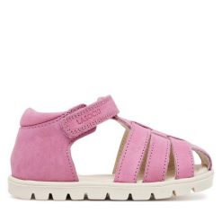 Sandały Lasocki Kids. Fioletowe sandały dziewczęce Lasocki Kids, bez zapięcia. Za 129.99 zł.