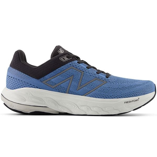 Buty męskie New Balance Fresh Foam 860 v14 M860S14 – niebieskie. Niebieskie buty sportowe męskie New Balance, z materiału, bez zapięcia, do biegania. Za 729.99 zł.