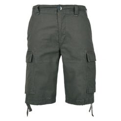 Męskie Szorty Cargo W Stylu Vintage. Czarne krótkie spodenki sportowe męskie BUILD YOUR BRAND, m, bez wzorów, trekkingowe. Za 267.99 zł.