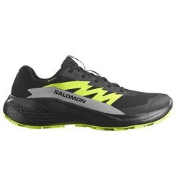 Buty do biegania męskie Salomon Alphaglide Gtx. Czarne buty sportowe męskie Salomon, z materiału, bez zapięcia, do biegania. Za 517.00 zł.
