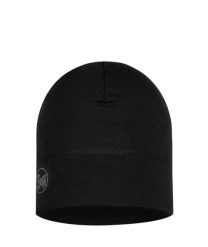 Czapka wełniana Buff Midweight Merino Wool Hat. Czarne czapki i kapelusze męskie Buff, bez wzorów, z materiału. Za 129.99 zł.
