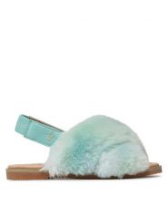 EMU Australia Sandały Jessie K12214 Zielony. Zielone sandały dziewczęce Emu Australia, z materiału, bez zapięcia. Za 249.99 zł.