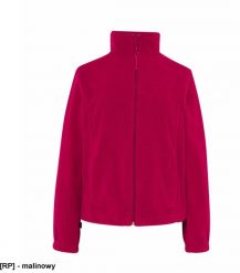 JHK - Bluza polarowa damska, taliowana, z suwakiem i dwoma zapinanymi kieszeniami malinowy 2XL. Różowe bluzy damskie JHK, xl, bez wzorów, z polaru, bez kaptura. Za 54.92 zł.