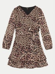 Guess Sukienka codzienna J4BK19 WGLQ0 Kolorowy Regular Fit. Sukienki dla dziewczynek Guess, z aplikacjami, z syntetyku, bez ramiączek. Za 179.99 zł.