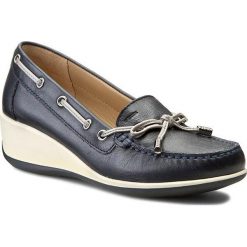 Półbuty GEOX - D Arethea A D621SA 00085 C4002 Morski. Niebieskie półbuty damskie Geox, ze skóry. W wyprzedaży za 289.00 zł.