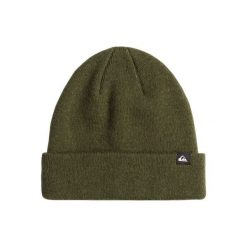 Czapka z mankietem dla Mężczyzn ROUTINE Zielony. Niebieskie czapki i kapelusze męskie Quiksilver, bez wzorów, z materiału, sportowe. Za 199.00 zł.