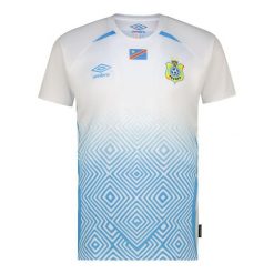 Koszulka wyjazdowa DR Konga MŚ 2026. Białe koszulki sportowe męskie Umbro, l, bez wzorów, z materiału, bez kołnierzyka, bez ramiączek, do piłki nożnej. Za 69.00 zł.