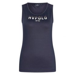 Damski tank top techniczny HV Polo Annabel. Niebieskie koszule damskie HV POLO, bez wzorów, sportowe, bez kołnierzyka, bez ramiączek. Za 251.50 zł.