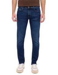 Męskie Spodnie Jeansowe Mustang Style Oregon Slim Denim Blue 1016315 5000 903. Niebieskie spodnie materiałowe męskie Mustang, l, bez wzorów, z denimu. Za 219.99 zł.