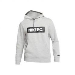 Bluzy sportowa męska Nike FC Essentials. Szare bluzy męskie Nike, m, bez wzorów, z kapturem. Za 296.00 zł.