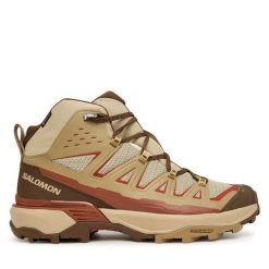 Trekkingi Salomon. Brązowe trekkingi męskie Salomon, trekkingowe, gore-tex. Za 729.99 zł.