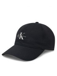 Calvin Klein Jeans Czapka z daszkiem Printed Monologo Cap LV04K5027G Czarny. Czarne czapki i kapelusze damskie Calvin Klein Jeans, bez wzorów, z bawełny. Za 119.99 zł.