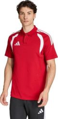 Adidas Koszulka męska adidas Tiro 26 League Polo czerwona KF3400 2XL. Czerwone koszulki polo męskie Adidas, m, bez wzorów, bez ramiączek. Za 160.05 zł.