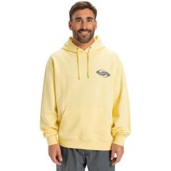 Bluza z kapturem dla Mężczyzn APOG HERITAGE Żółty. Żółte bluzy męskie Quiksilver, m, bez wzorów, z bawełny, z kapturem. Za 339.99 zł.