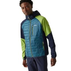 Kurtka hybrydowa męska Andreson Pro. Niebieskie kurtki męskie Regatta, m, bez wzorów, z puchu, sportowe, bez kaptura. W wyprzedaży za 302.50 zł.