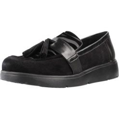 Buty GEOX D ARLARA Czarny. Czarne obuwie sportowe damskie Geox, bez wzorów, z tkaniny, na fitness i siłownię. Za 293.99 zł.