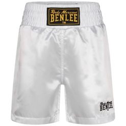 Szorty bokserskie Benlee Uni Boxing. Białe szorty męskie BENLEE, m, bez wzorów, z poliesteru. Za 187.50 zł.