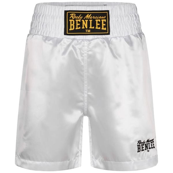 Szorty bokserskie Benlee Uni Boxing. Białe szorty męskie BENLEE, m, bez wzorów, z poliesteru. Za 184.00 zł.