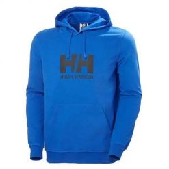 Bluza sportowa męska Helly Hansen 33977543. Niebieskie bluzy męskie Helly Hansen, m, bez wzorów, z materiału, z kapturem, na fitness i siłownię. Za 524.00 zł.