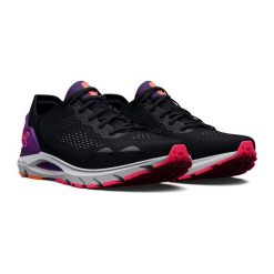 Buty do biegania damskie Under Armour Hovr Sonic 6. Czarne obuwie sportowe damskie Under Armour, bez wzorów, do biegania. Za 339.99 zł.