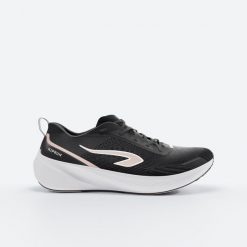 Buty do biegania damskie Kiprun Cushion 500. Czarne obuwie sportowe damskie KIPRUN, bez wzorów, do biegania. Za 249.99 zł.