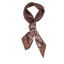 Apaszka Guess. Brązowe szaliki i chusty damskie Guess, z aplikacjami. Za 154.99 zł.