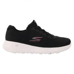 Buty do chodzenia damskie Skechers GO Walk Joy. Czarne obuwie sportowe damskie Skechers, bez wzorów, z materiału, trekkingowe. Za 298.00 zł.