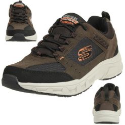 Buty trekkingowe męskie, Skechers Oak Canyon. Brązowe trekkingi męskie Skechers, przed kostkę, trekkingowe. Za 548.00 zł.