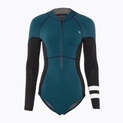 Pianka do pływania damska Hurley Advant Texture 2/2 mm Springsuit black/skyblue. Niebieskie obuwie sportowe damskie Hurley, bez wzorów, rowerowe. Za 419.99 zł.