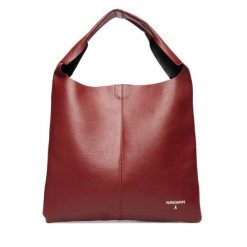 Torebka Patrizia Pepe. Czerwone torebki do ręki damskie Patrizia Pepe, bez wzorów, klasyczne, bez dodatków. Za 1,289.00 zł.