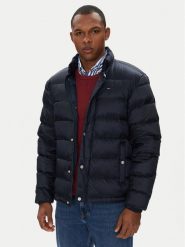 Tommy Jeans Kurtka puchowa DM0DM21937 Granatowy Regular Fit. Niebieskie kurtki męskie Tommy Jeans, l, bez wzorów, z jeansu, bez kaptura. Za 679.99 zł.