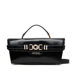 Torebka Guess. Czarne torebki do ręki damskie Guess, z aplikacjami, bez dodatków. Za 639.99 zł.