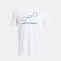 T-Shirt Koszulka Męska Under Armour Sportowa. Białe koszulki sportowe męskie Under Armour, m, bez wzorów, sportowe, bez kołnierzyka. W wyprzedaży za 82.30 zł.