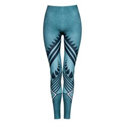 Legginsy sportowe damskie DEEP TRIP Sauron. Zielone legginsy damskie DEEP TRIP, l, bez wzorów, z elastanu. Za 179.00 zł.