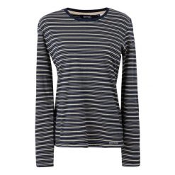 T-shirt Damski Paski Z Długim Rękawem Federica. Białe t-shirty damskie Regatta, xl, bez wzorów, z bawełny, bez kołnierzyka. Za 123.99 zł.