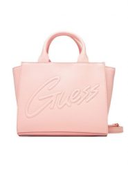 Guess Torebka J5GZ06 WG730 Różowy. Czerwone torby i plecaki dziecięce Guess, ze skóry. Za 199.99 zł.