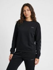 Bluza damska Hummel Keeper Chevron. Czarne bluzy damskie Hummel, xs, bez wzorów, z bawełny, bez kaptura. Za 199.99 zł.