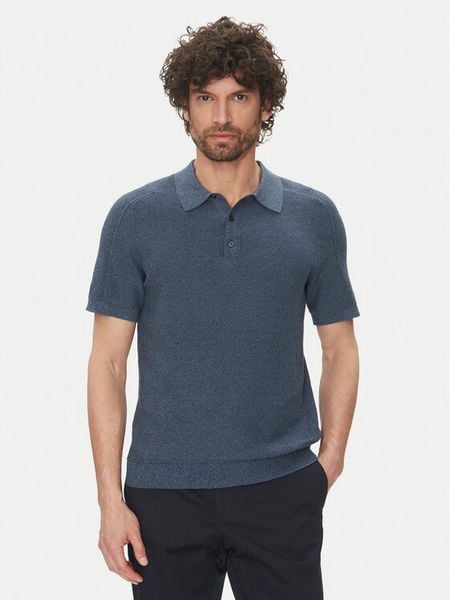 Michael Kors Polo CS560GO469 Niebieski Regular Fit. Niebieskie koszulki polo męskie Michael Kors, m, bez wzorów, bez ramiączek. Za 629.99 zł.