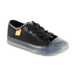 Sneakersy w kolorze czarnym. Trampki i tenisówki dziewczęce marki Rock & Joy. W wyprzedaży za 85.95 zł.
