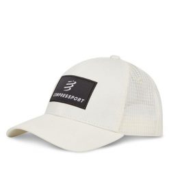 Czapka z daszkiem Compressport. Białe czapki i kapelusze damskie Compressport, bez wzorów. Za 95.99 zł.